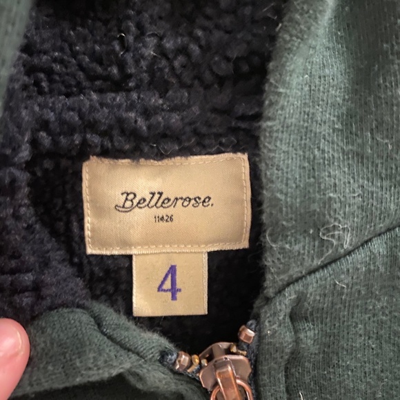 Green zip up jacket with orange stripe - Picture 4 of 4